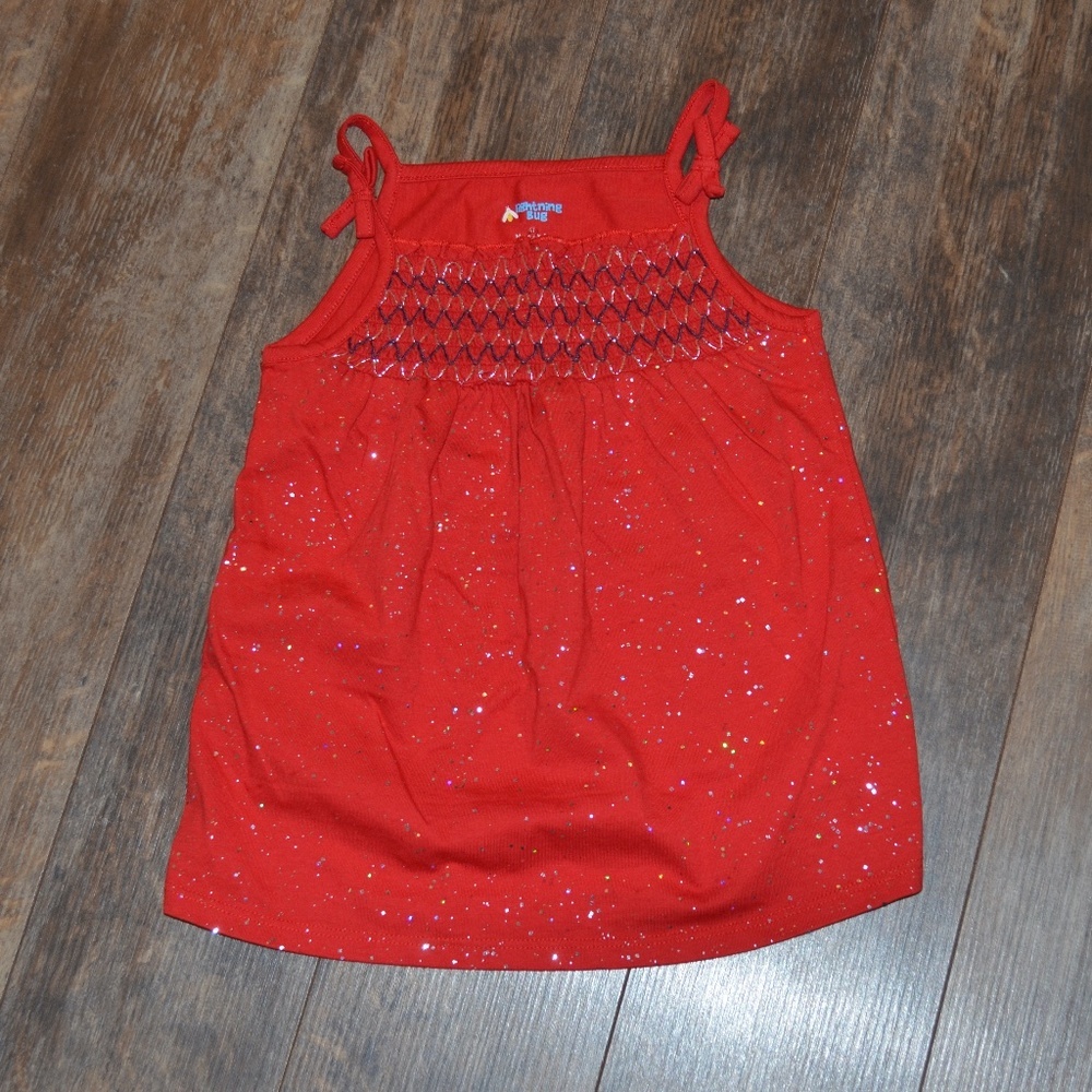 NWOT - Red Sparkly Tank Top